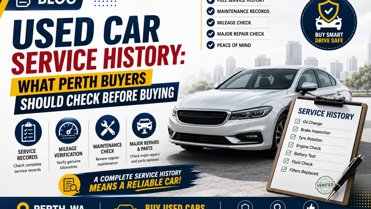Used Car Service History: What Perth Buyers Should Check Before Buying